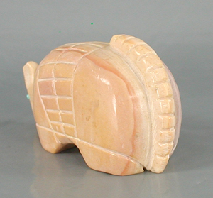 Authentic Native American dolomite armadillo fetish by unknown Zuni carver