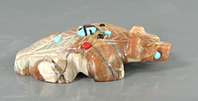 Authentic Native American badger fetish by Zuni artisan Danette Laate