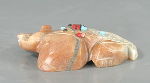 Authentic Native American badger fetish by Zuni artisan Danette Laate