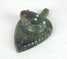Native American Indian Frog fetish carving