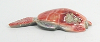 Native American Indian turtle fetish carving