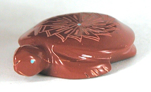  turtle fetish carving of pipestone