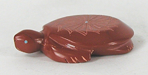  turtle fetish carving of pipestone