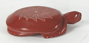  turtle fetish carving of pipestone