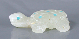 Tyler Quam Zuni Turtle Fetish Carving F457