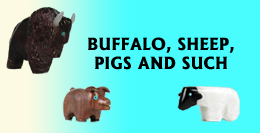Native American Buffalo Fetish Carving