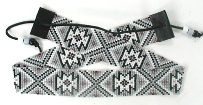 hand beaded hat bands by Henry Wolff