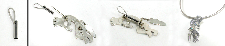 pin to pendant converter to wear a pin as a pendant