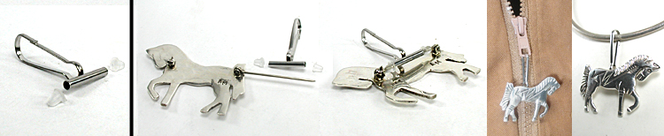 pin to pendant converter to wear a pin as a pendant