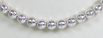 Navajo Sterling Silver Stamped Beads by Navajo Marie Yazzie