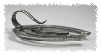 Navajo Sterling Silver Stamped Beads by Navajo Marie Yazzie