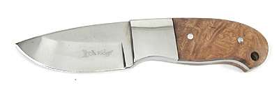 Authentic Native American Elk Ridge Fixed blade knife with inlay in grip by Navajo Paul Lansing