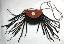 Native American Indian Buckskin Medicine Bag