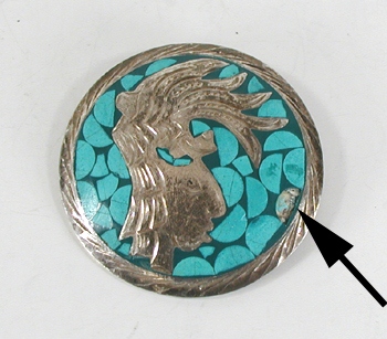 Two Mexican Pin Pendants