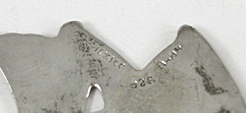 Mexican sterling silver angel Pin Pendant