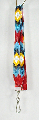 Authentic Native American Beaded Lanyard  by Lakota Visions