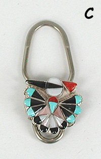 Inlay Thunderbird Key Ring