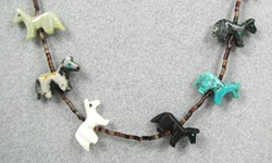 Navajo Animal fetish Necklace