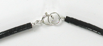 authentic Native American 18 1/2 inch multi stone Heishi  Necklace by Santo Domingo artisan Torevia Crespin