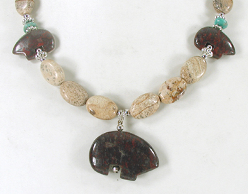 Authentic Native American Heishi 20 1/2 inch Heishi Necklace by Navajo artisan Cynetta Smith