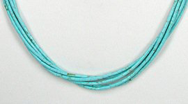 San Felipe Turquoise Heishi Necklace