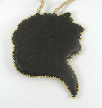 Authentic Native American hand beaded horse necklace by Lakota artisan Shannon Fast Horse