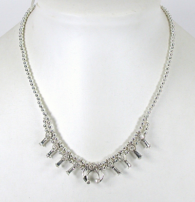 sterling silver mini squash blossom necklace 16 inches