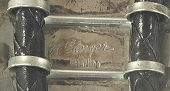 Authentic Native American vintage sterling silver and Turquoise with turquoise Bolo tie by Navajo artist Tommy Singer