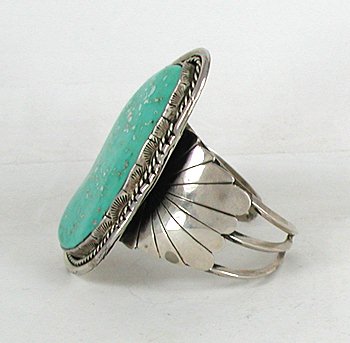Authentic Native American Navajo vintage Sterling Silver Turquoise bracelet