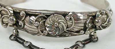 Vintage Sterling Silver Slave Bracelet