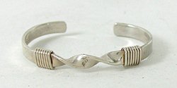 Authentic Native American Navajo Sterling Silver bracelet