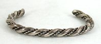 vintage sterling silver twist bracelets