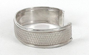 Vintage NOS Sterling Silver Cuff Bracelet 6 3/4 inch