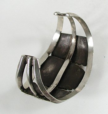 Vintage Sterling Silver and Turquoise Bracelet 7 inch