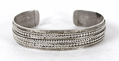 Vintage Sterling Silver bracelet 6 7/8  inch