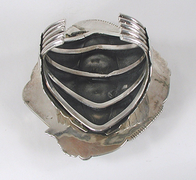 sterling silver and giant turquoise bracelet 7 1/2 inch