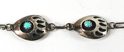 Bear Paw Shadowbox Link bracelet fits up to 7 1/2 inch wrist 