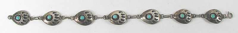 Bear Paw Shadowbox Link bracelet fits up to 7 1/2 inch wrist 