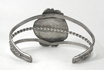 Vintage Sterling Silver and Turquoise Bracelet 6 3/4 inch