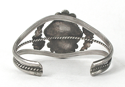 Vintage Sterling Silver and Turquoise Bracelet 6 3/4 inch