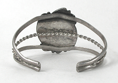Vintage Sterling Silver and Turquoise Bracelet 6 1/8 inch
