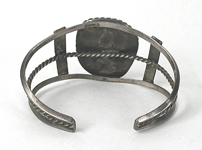 Vintage Sterling Silver and Turquoise Bracelet 6 1/4 inch