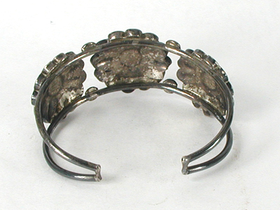 Sterling Silver Vintage Sunface bracelet size 6