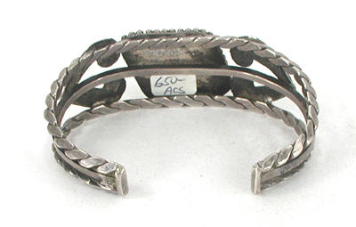 vintage sterling silver turquoise bracelet 6 1/2 inch