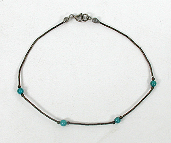 sterling silver and turquoise braclelet 8 1/2 inch 