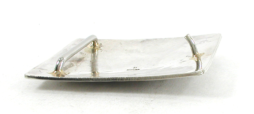 vintage solid sterling silver flying eagle buckle