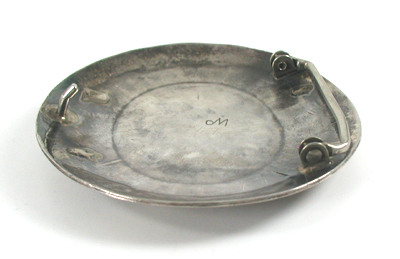 sterling silver belt buckle with Inlay Kachina