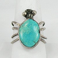 Sterling Silver  turquoise ring