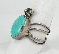 Sterling Silver  turquoise ring