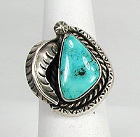 Sterling Silver  Turquoise ring